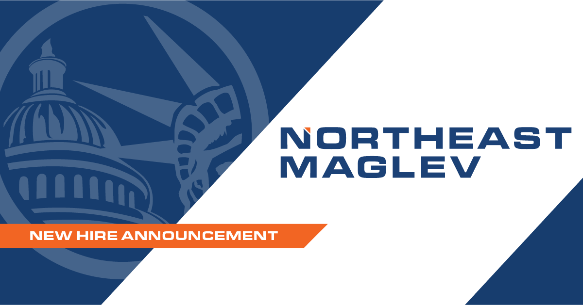 Graphic for Northeast Maglev New Employee Announcement