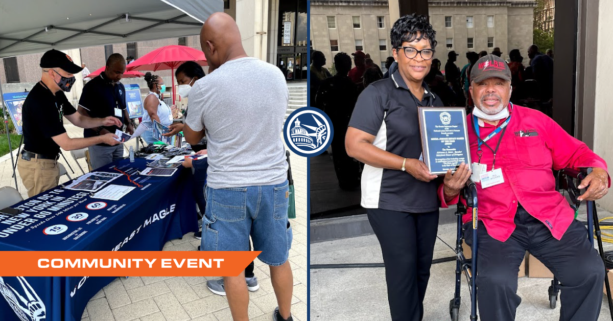 Photo compilation of Northeast Maglev employees attending the 2021 Baltimore County African American Cultural Festival