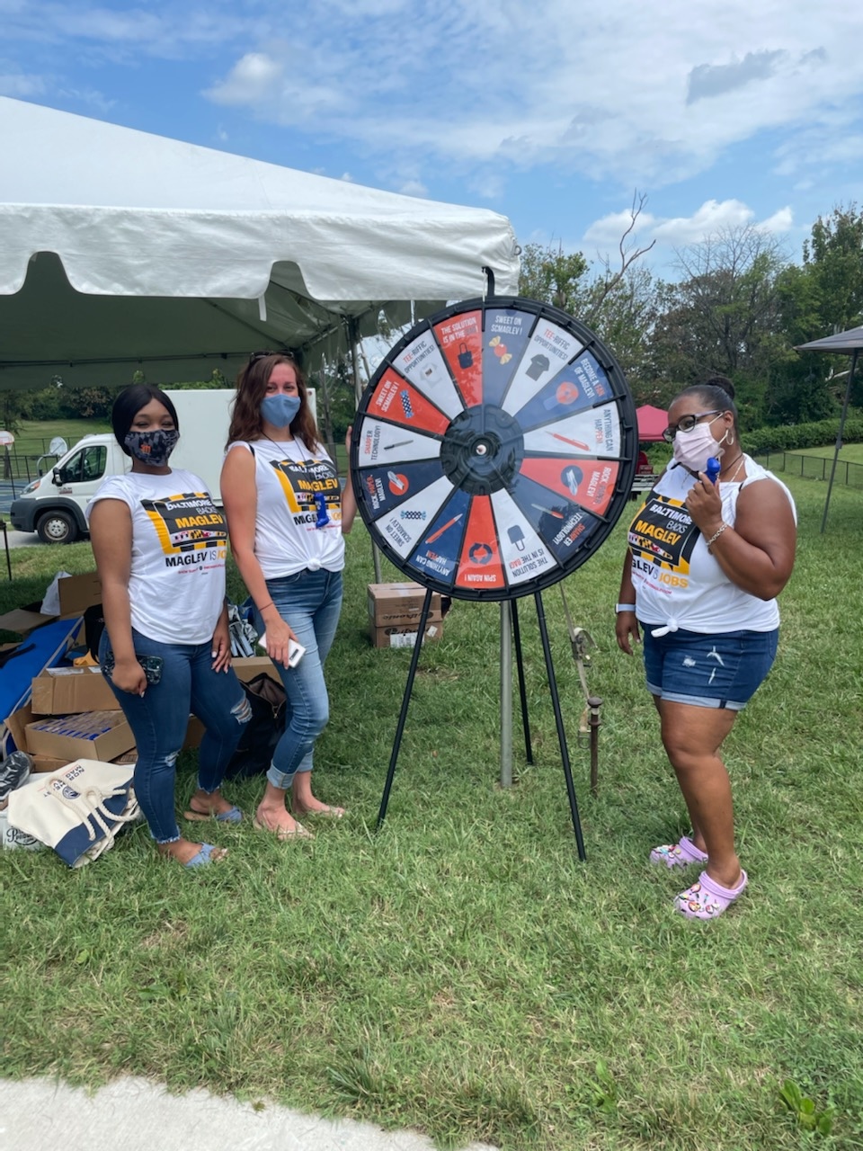 Northeast Maglev team members at Lakeland Day 2021