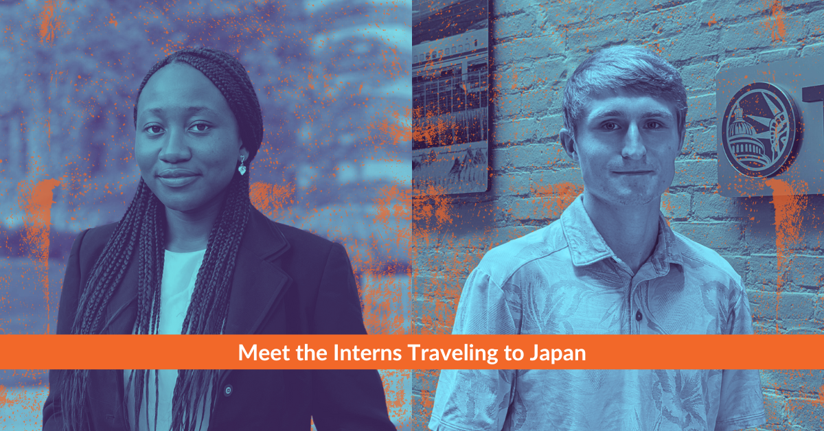 Northeast Maglev's internship opportunity with JR Central sends two local interns, pictured above, to Japan.