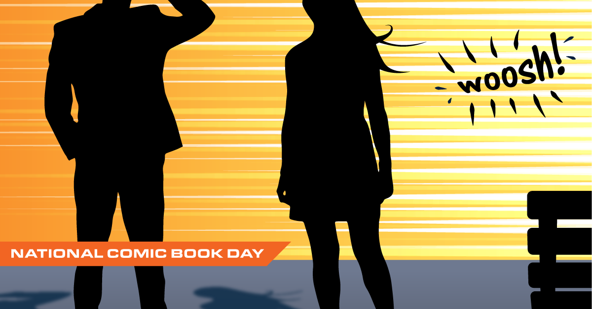 Header illustration for National Comic Book Day
